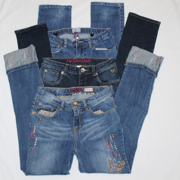 Other - 3 pair Girls Jeans Bundle sz 14 Back To School